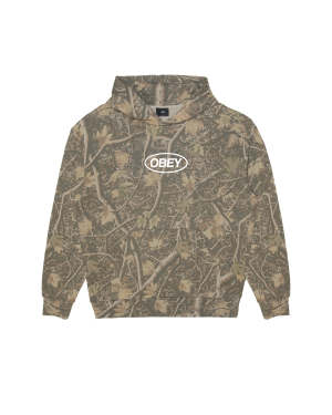 OBEY OVAL PULLOVER HOOD