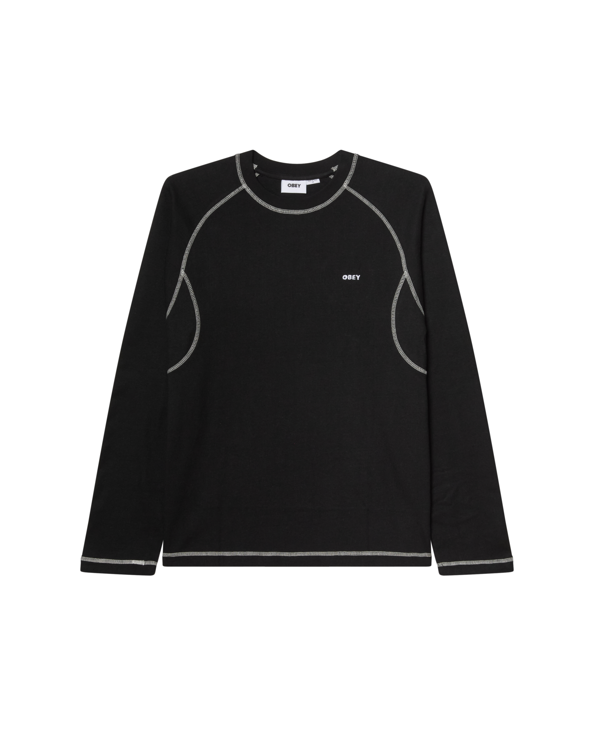 AARON CONTRAST STITCH LS SHIRT