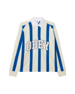 LANDON LS STRIPE POLO