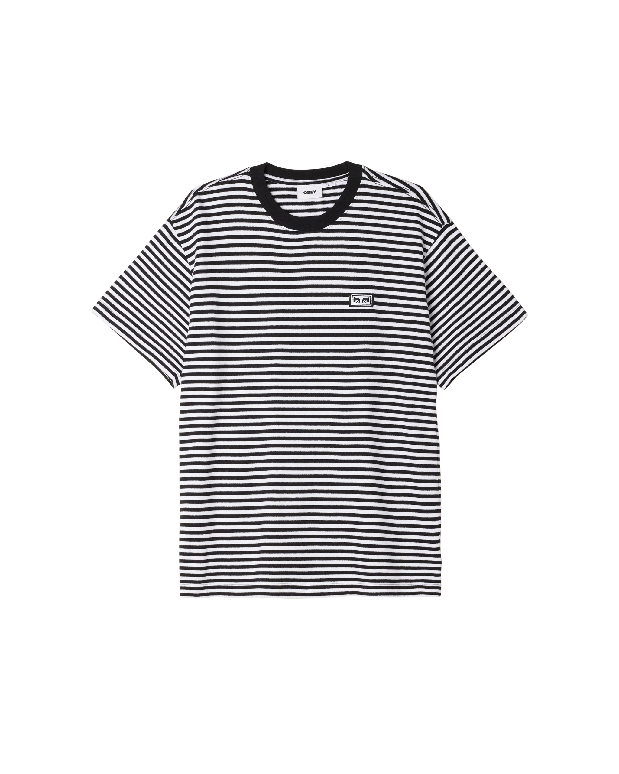 EST. WORKS EYES STRIPE T-SHIRT
