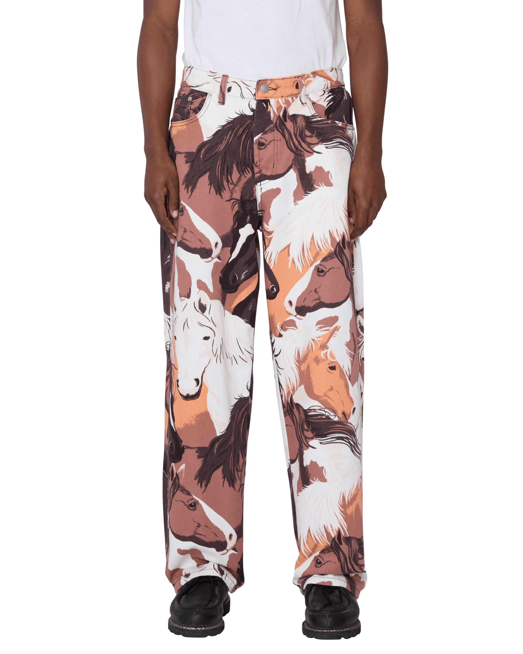 CLASSIC BAGGY PRINTED DENIM - Image 4