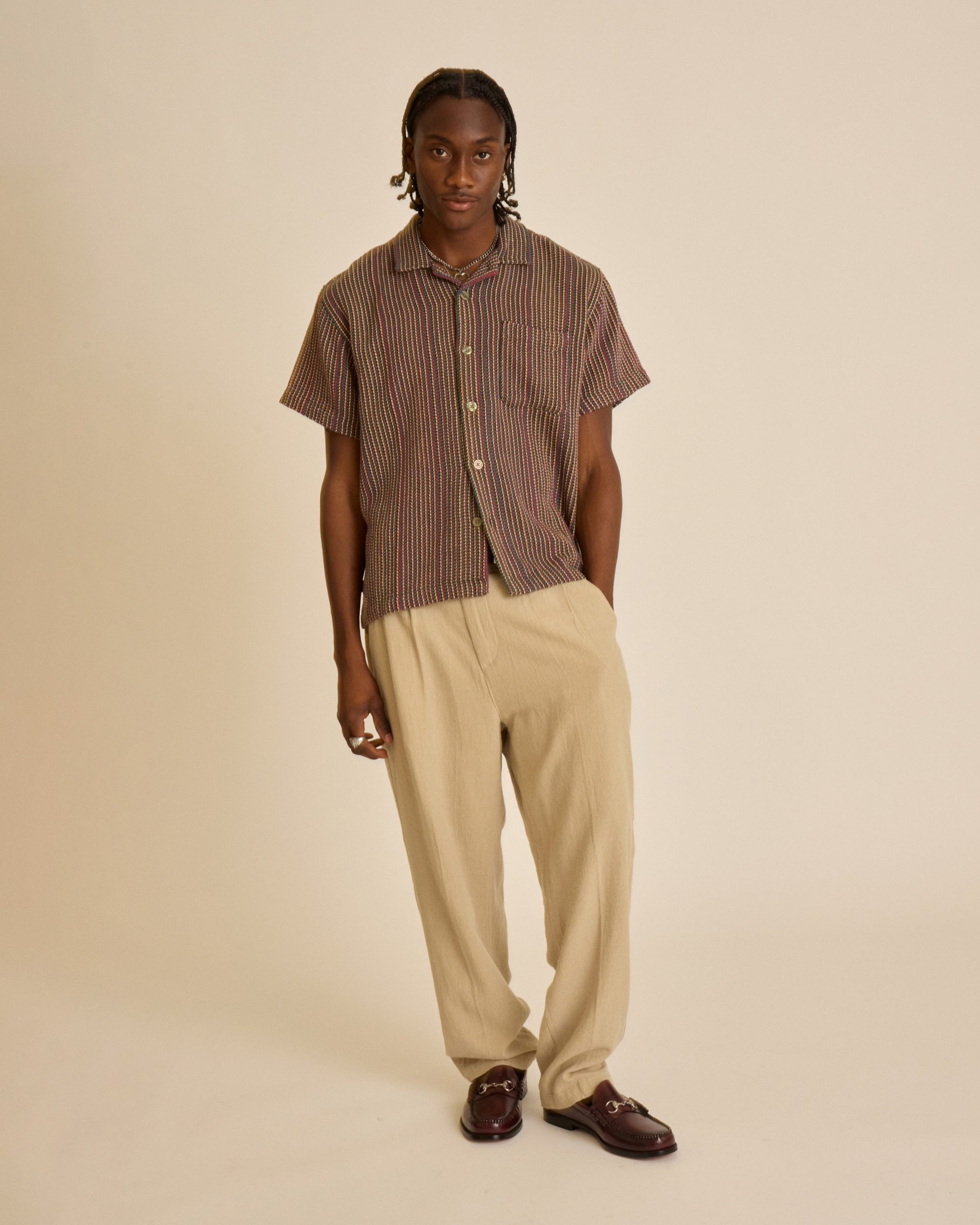 FUBAR LINEN PLEATED PANT - Image 3