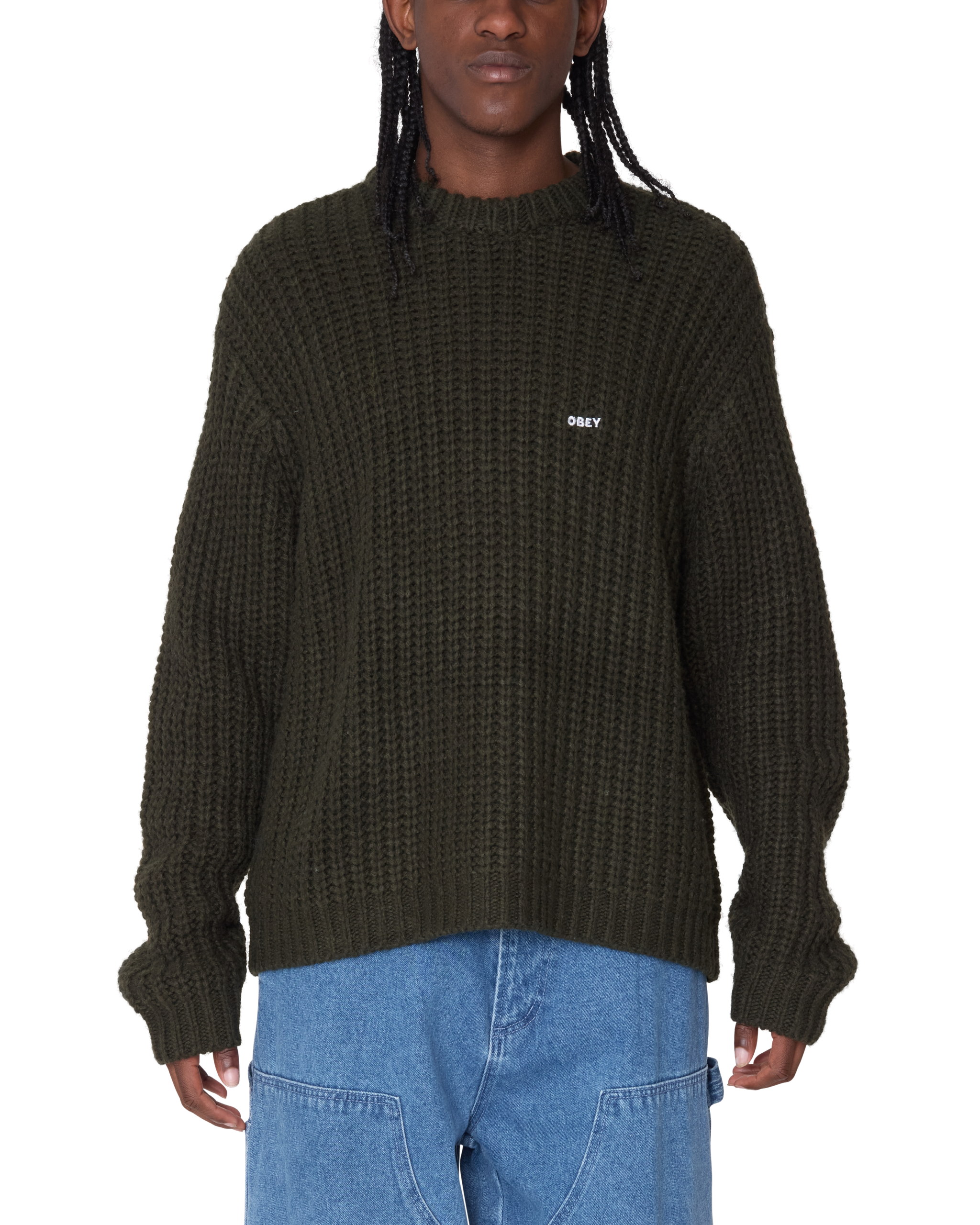 OBEY BOLD CHUNKY SWEATER - Image 4