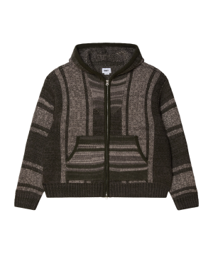 ZIP UP BAJA SWEATER