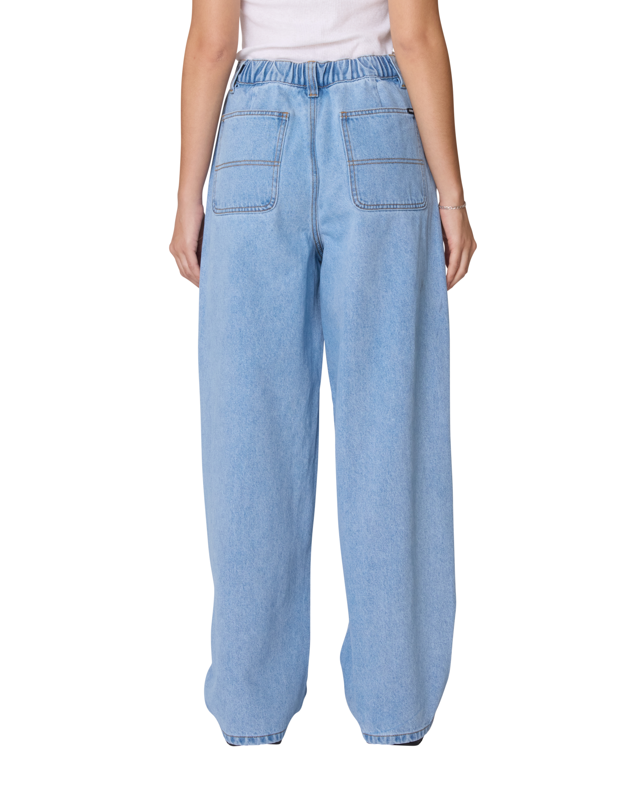 LEAH III BAGGY DBL KNEE DENIM - Image 3