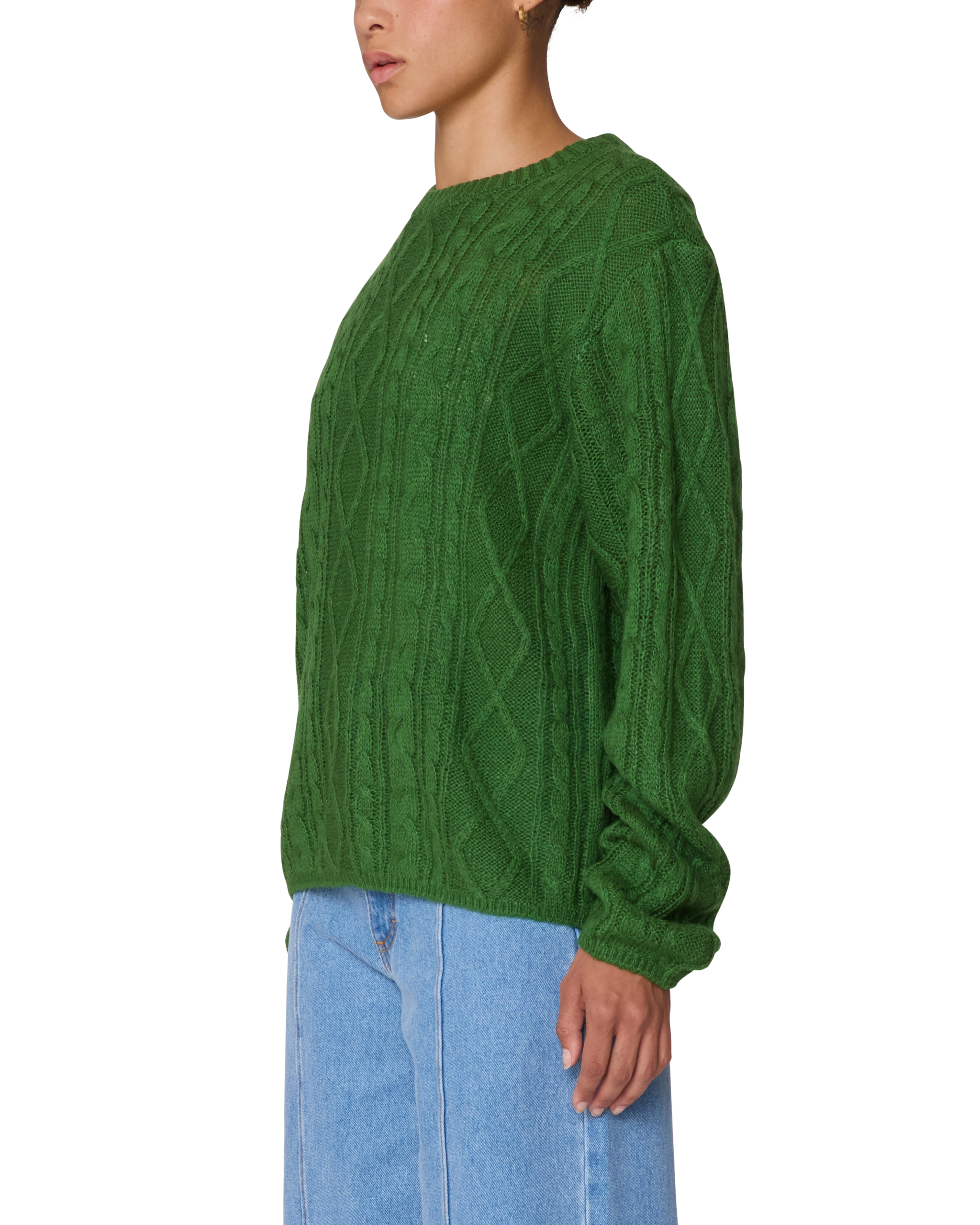 ISABELLA LOOSE CABLE SWEATER - Image 2