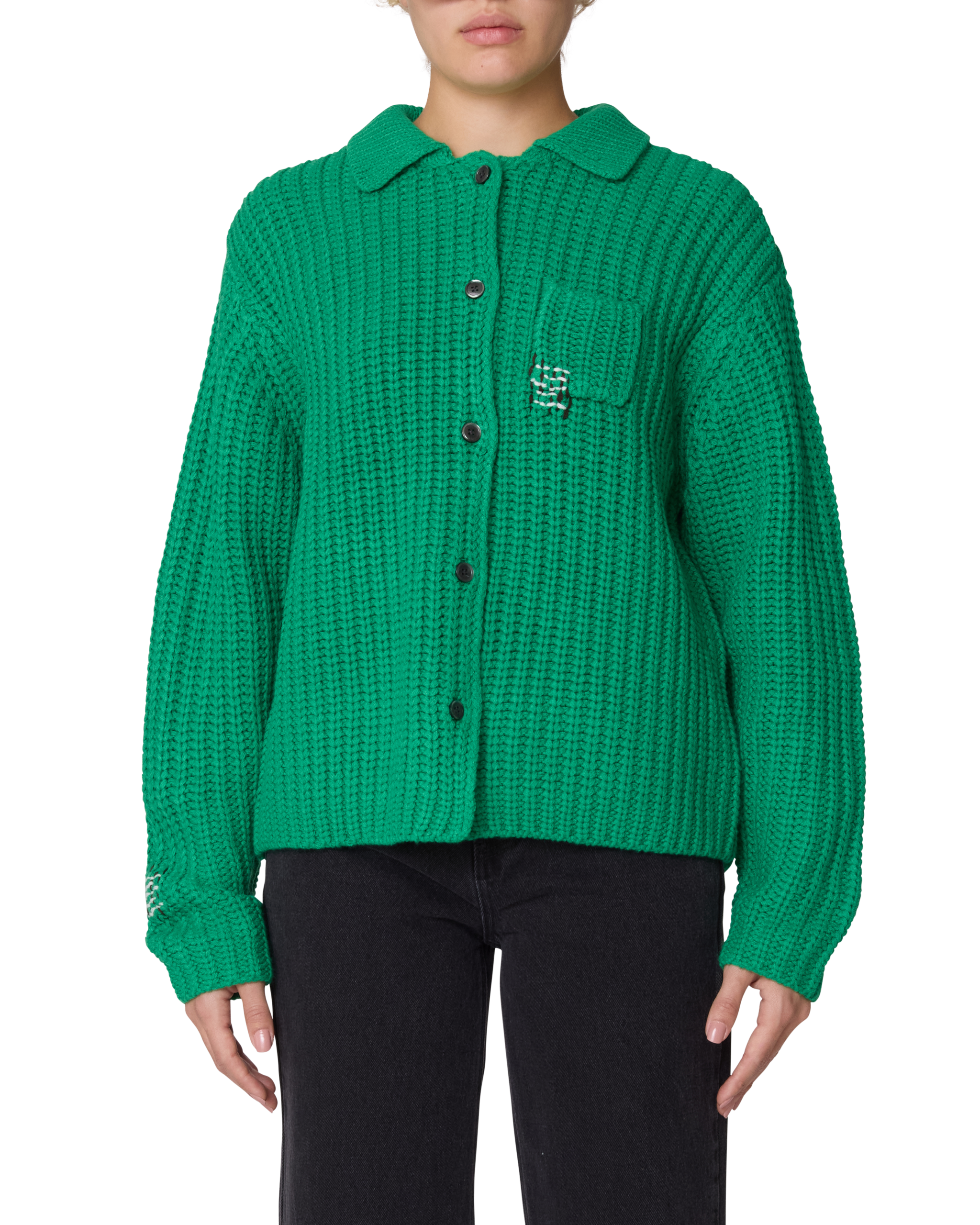 JULIAN BUTTON DOWN SWEATER