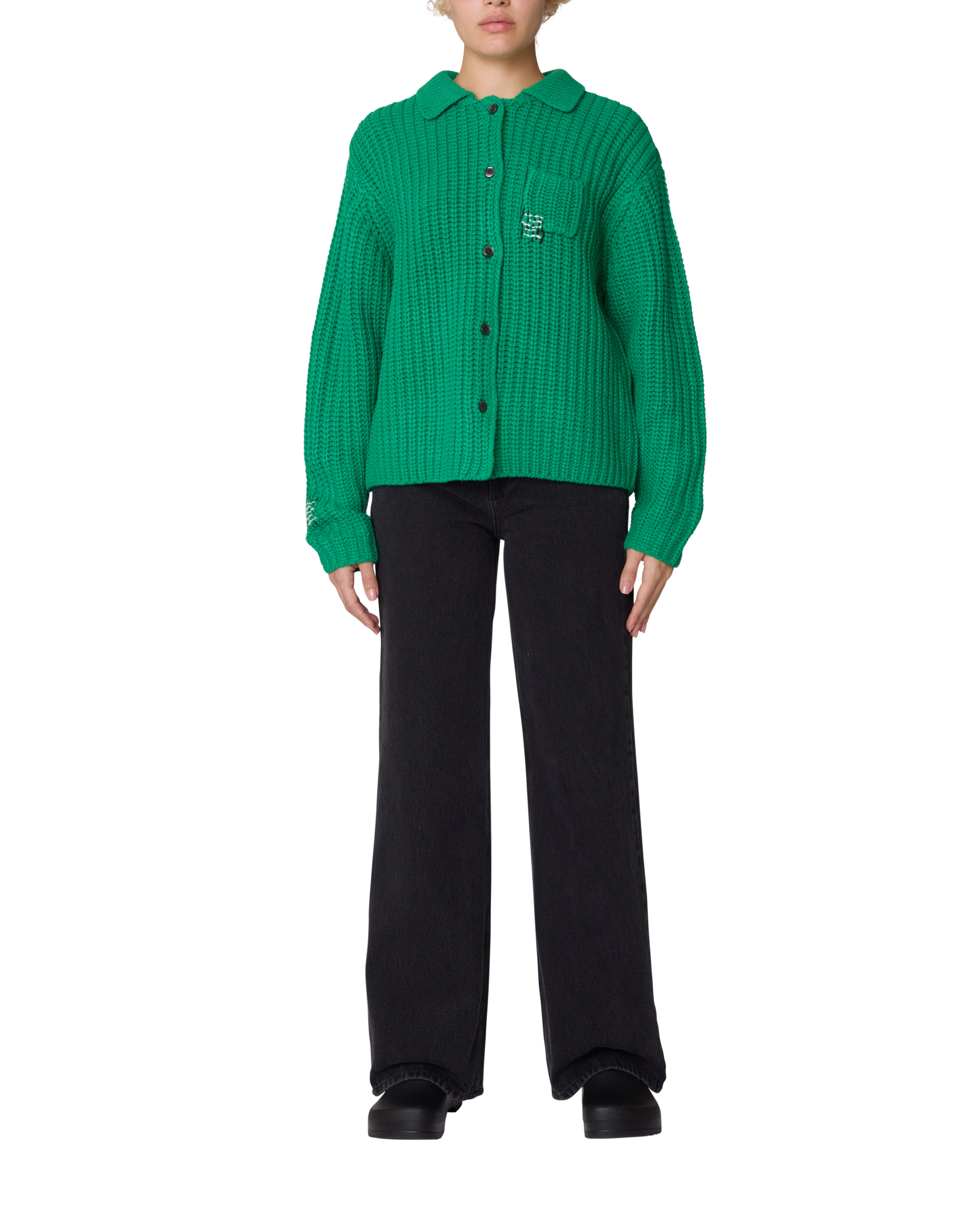 JULIAN BUTTON DOWN SWEATER - Image 4