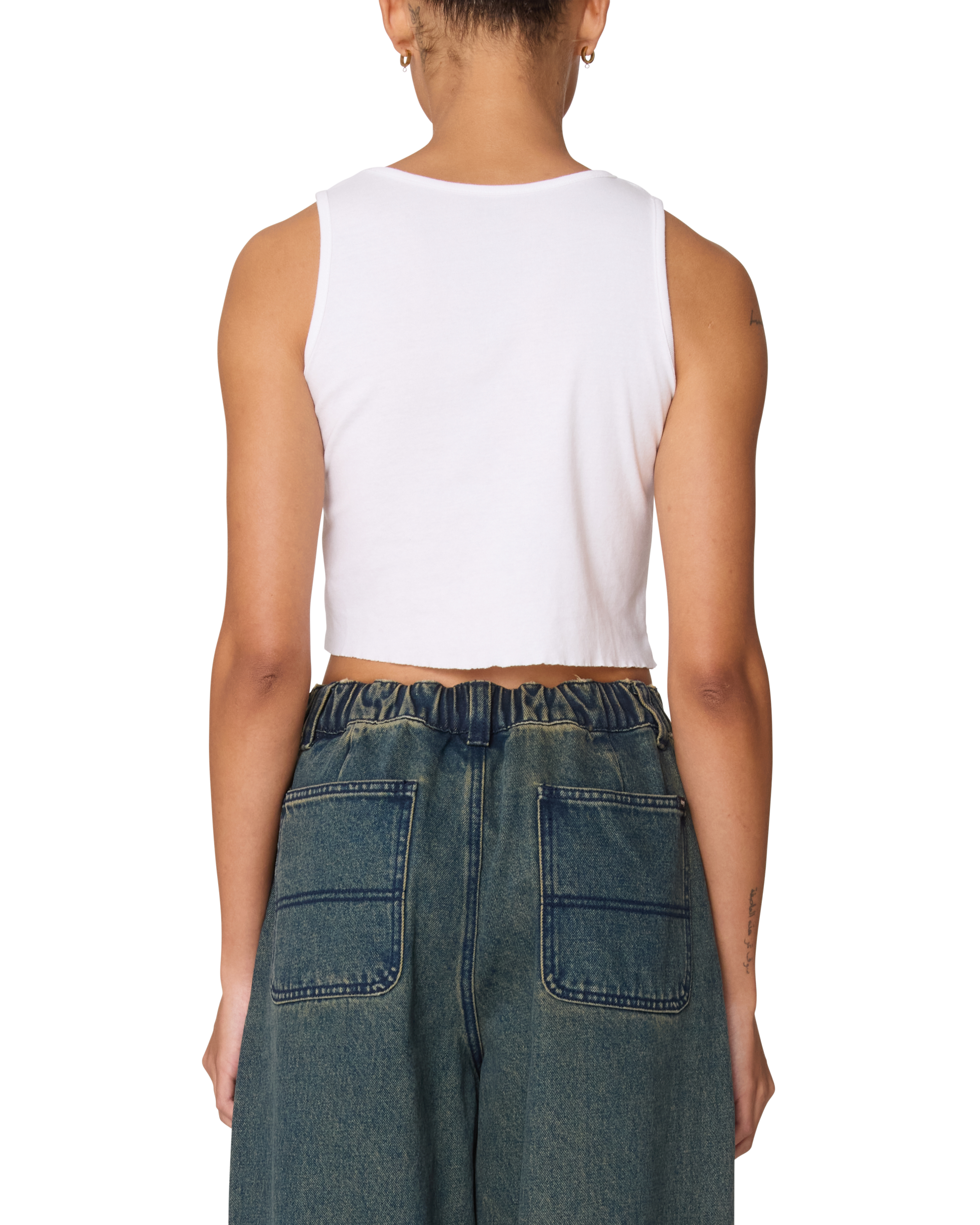 DIZZY STARS MORGAN RAW EDGE RIB TANK - Image 2