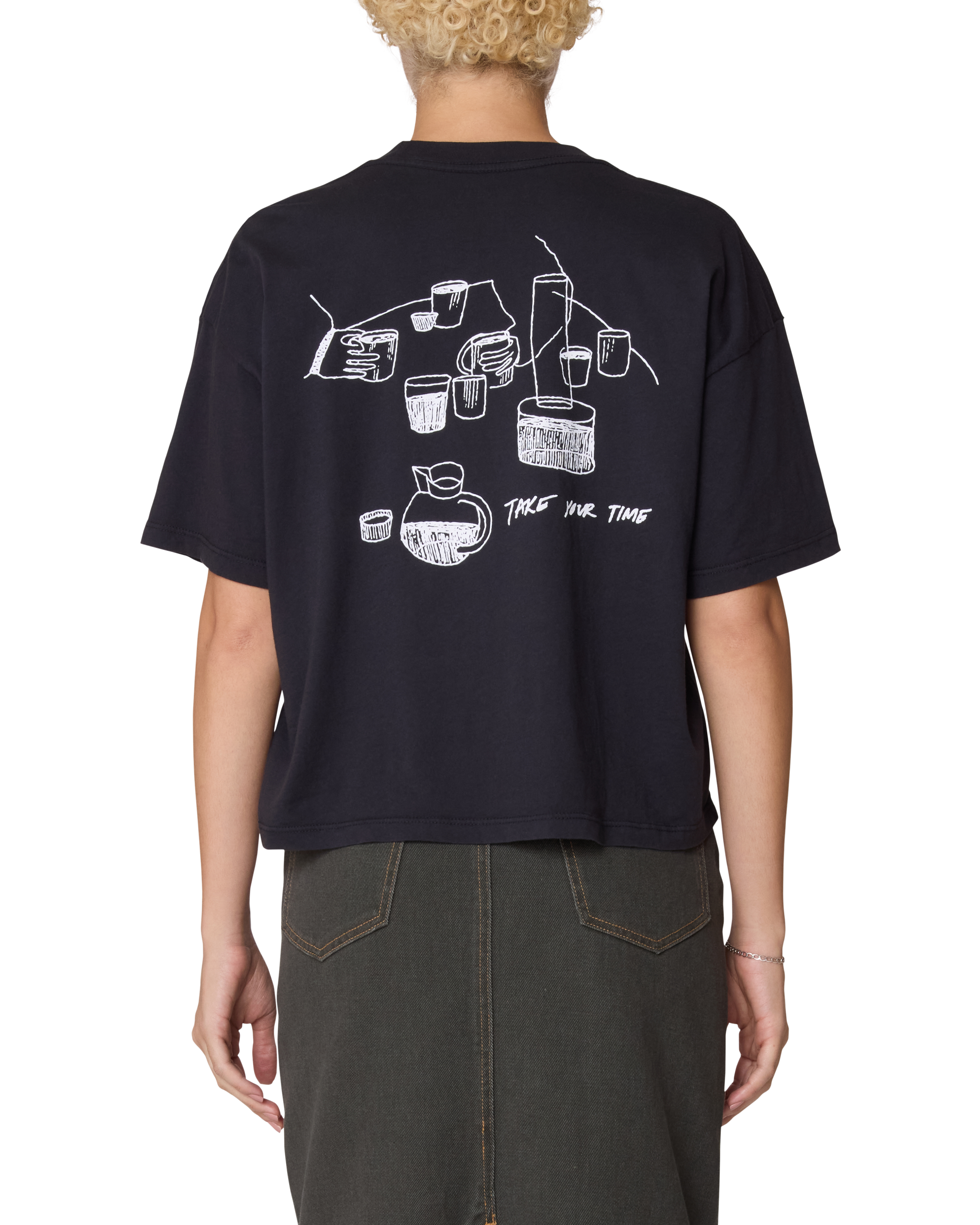 TAKE YOUR TIME ROW T-SHIRT